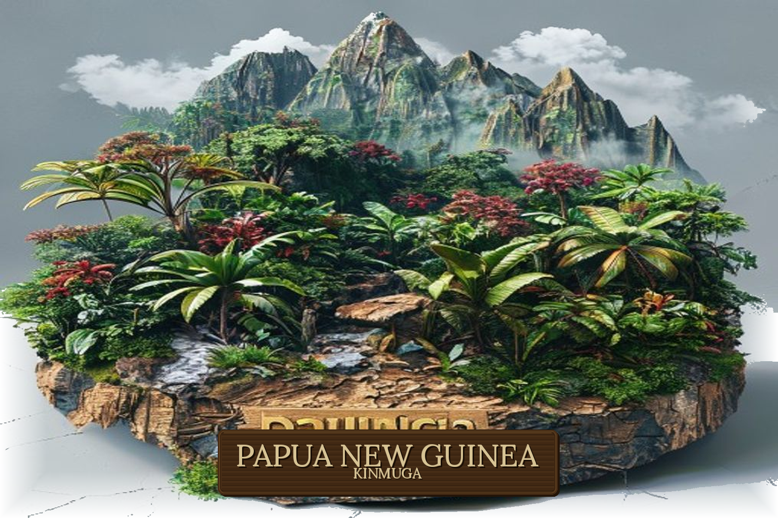 Map of Waghi Valley, Papua New Guinea